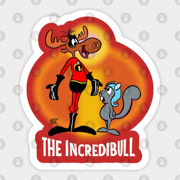 The Incredibull Sticker by UzzyWorks